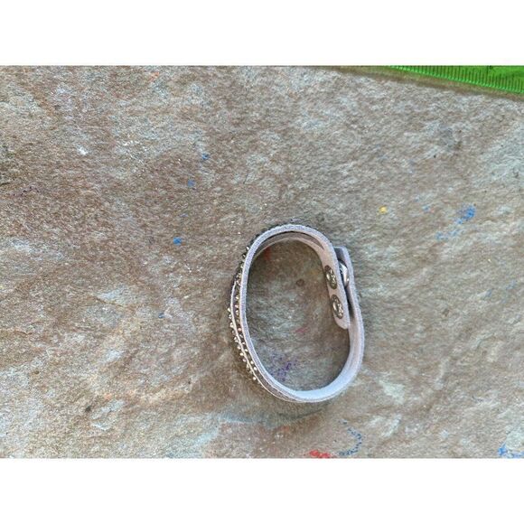 Wrap Bracelet Clip Silver Grey Rhinestone - Picture 4 of 4